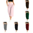 thumbnail image 1 of CUZIBR Women'S Yoga Pants With Pocket High Waist Wide Leg Baggy Workout Pants Stretch Trendy Pants Casual Gym Running Everyday Activewear Cozy Dates Bottoms,Pink,M, 1 of 4