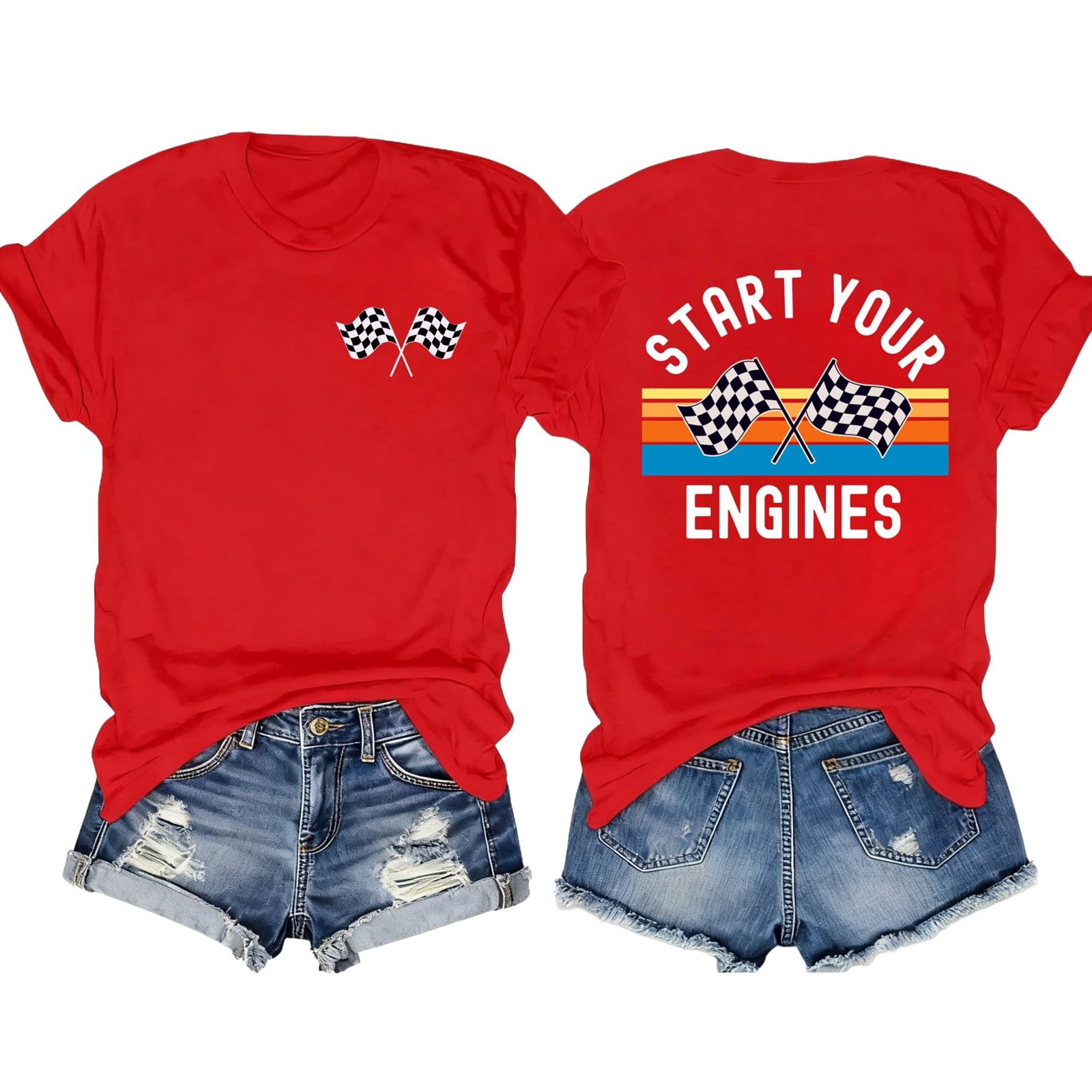 CUZIBR Women Summer Tshirts Celebrate America'S 250Th Anniversary ...