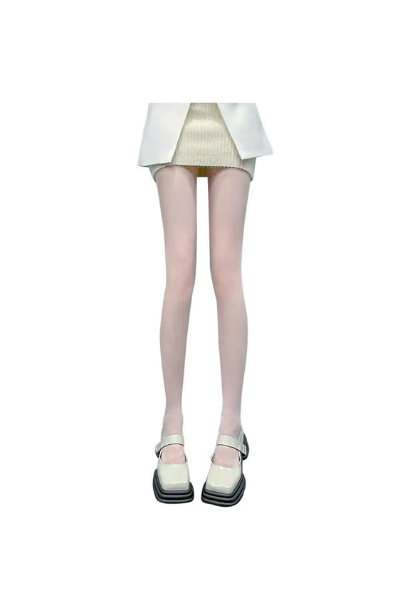 Womens Socks Solid Color Thigh High Socks Extra Long Stocking Leg Warmers Solid Color Slim Over The Knee Stockings Casual Breathable Socks,Clear,One Size