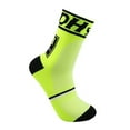 thumbnail image 1 of CUZIBR Wool Socks For Men Men Cycling Sport Crew Socks Letter Print Colorful Compression Sweat Stocking Comfy Dailywear,Green,One Size, 1 of 3