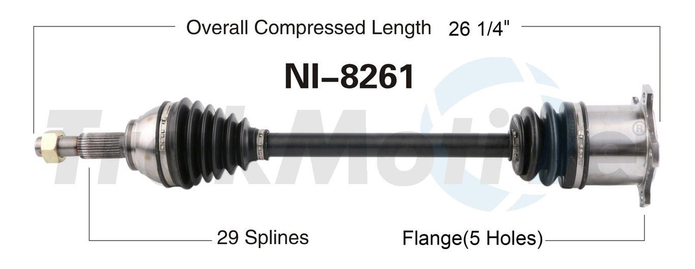 CV Axle Assembly Fits select: 1990-1996 NISSAN 300ZX