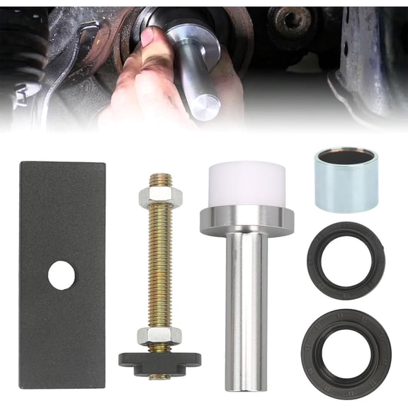CVAxle Bearing Puller & Seal Installation Kit, 8Inch Clamshell Differential RemovalInstall Tool, Replaces 18195, Equipped With Seals 9031147013, 9031147027