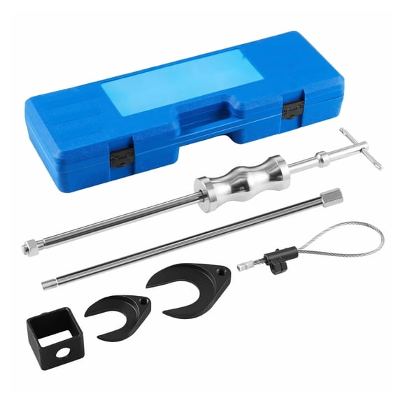 CV Axle Puller Tool Set - Inner & Outer - 5/8-18 Slide Hammer - 2 & 2.5 Inch Forks - FWD Axle Removal Kit - Heavy Duty Automotive Tool
