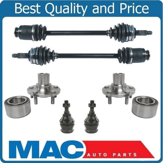 CV Axle Shaft (2) Front fits For Subaru Impreza WRX Turbo ( No STi ) 02-04