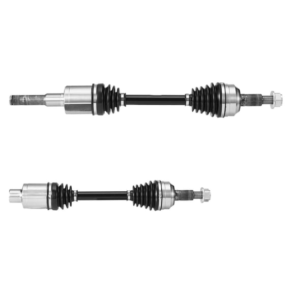 CV Axle Shaft Assembly Pair Front Left Right Driver Passenger Side Compatible with 2010-2017 Chevrolet Equinox Alloy Steel Carbon Steel