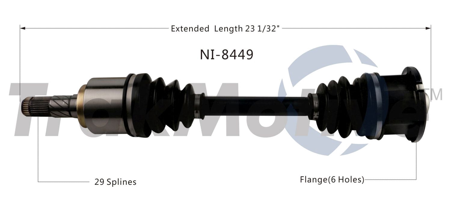 CV Axle Shaft Fits select: 1985-1989 NISSAN 300ZX, 1984 DATSUN