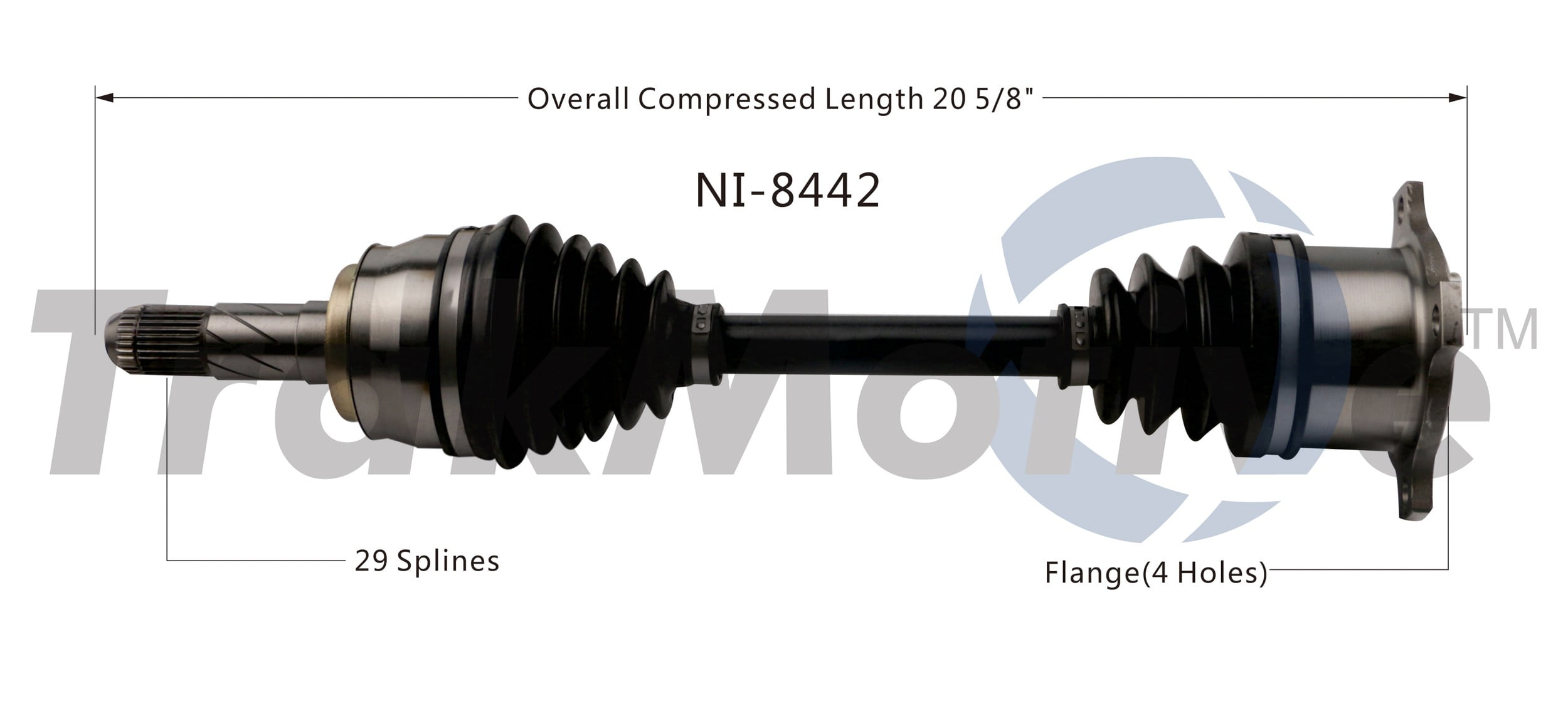 CV Axle Shaft Fits select: 1985-1989 NISSAN 300ZX, 1984 DATSUN