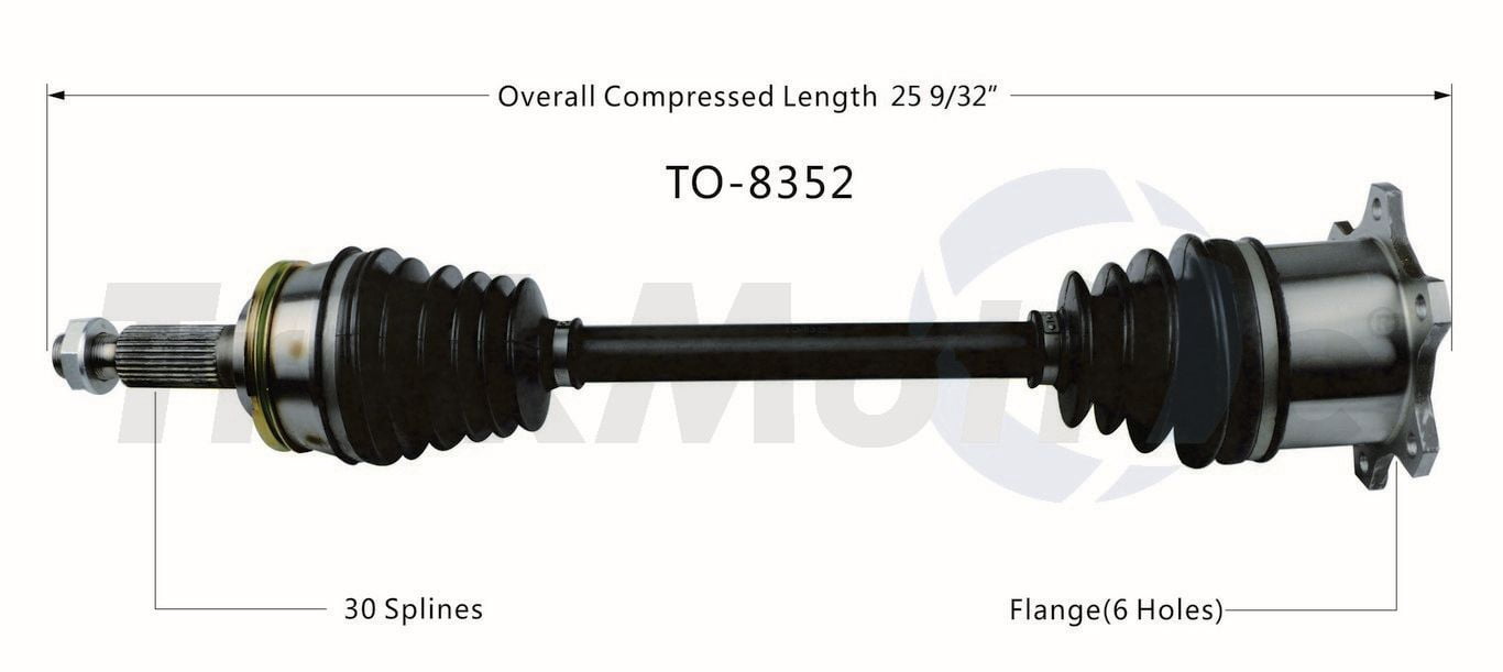 CV Axle Shaft Fits select: 1986-1993 TOYOTA SUPRA, 1989-1992 TOYOTA CRESSIDA