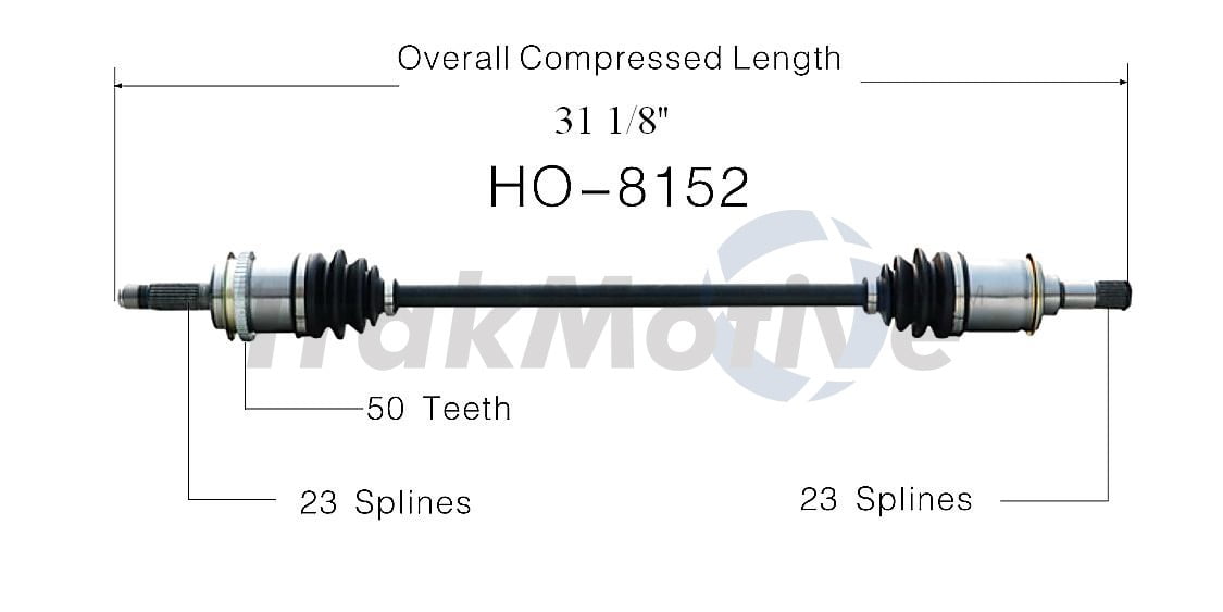 CV Axle Shaft Fits select 19972001 HONDA CRV