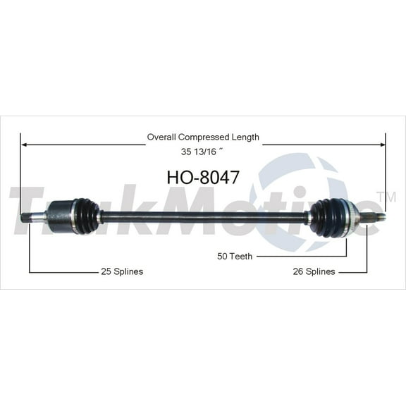 CV Axle Shaft Fits select: 2000 HONDA CIVIC EX, 1992-1995 HONDA CIVIC