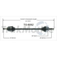 thumbnail image 1 of CV Axle Shaft Fits select: 2003-2008 TOYOTA COROLLA, 2004-2008 TOYOTA COROLLA MATRIX, 1 of 3