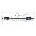 thumbnail image 1 of CV Axle Shaft Fits select: 2003-2011 HONDA ELEMENT, 1 of 3