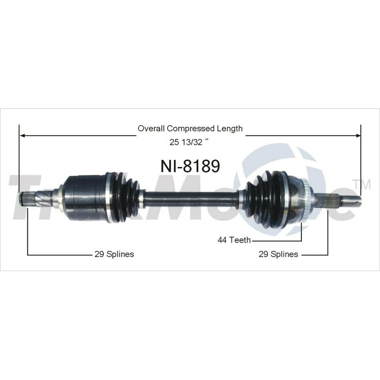 CV Axle Shaft Fits select: 2004 NISSAN MAXIMA, 2002-2004