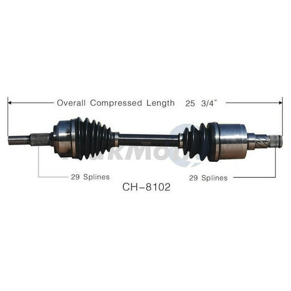 CV Axle Shaft Fits select: 2005-2010 JEEP GRAND CHEROKEE, 2006-2010 JEEP COMMANDER