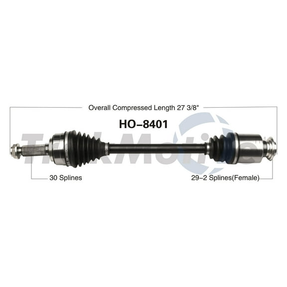 CV Axle Shaft Fits select: 2007-2009 ACURA MDX