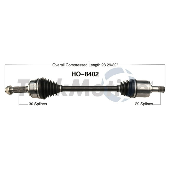 CV Axle Shaft Fits select: 2007-2009 ACURA MDX