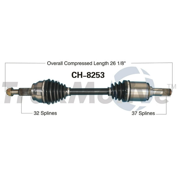 CV Axle Shaft Fits select: 2011-2018,2020-2022 JEEP GRAND CHEROKEE