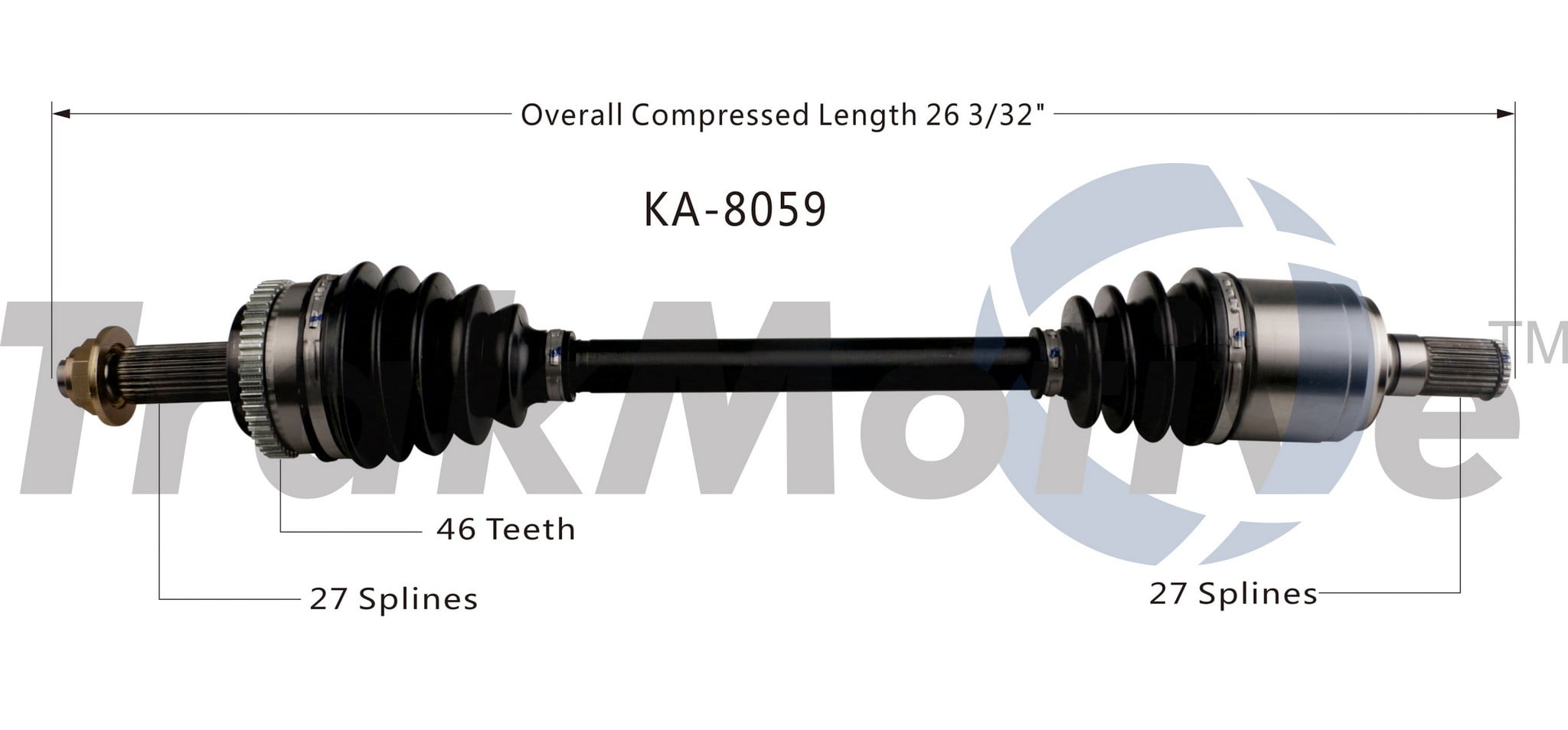 CV Axle Shaft Fits select: 2012-2017 HYUNDAI ELANTRA, 2011 HYUNDAI ELANTRA TOURING
