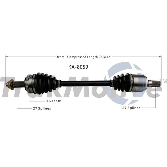 CV Axle Shaft Fits select: 2012-2017 HYUNDAI ELANTRA, 2011 HYUNDAI ELANTRA TOURING