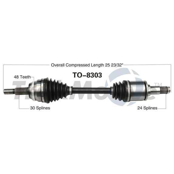 CV Axle Shaft Fits select: 2012-2017 TOYOTA CAMRY, 2013-2018 TOYOTA AVALON