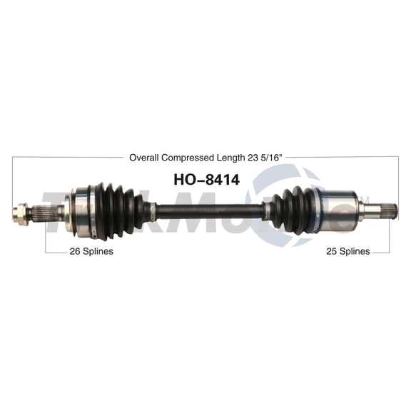 CV Axle Shaft Fits select: 2012 HONDA CIVIC HYBRID, 2013 ACURA ILX HYBRID TECH