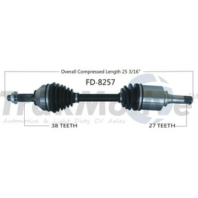 CV Axle Shaft Fits select: 2013-2019 FORD TAURUS, 2013-2019 FORD FLEX