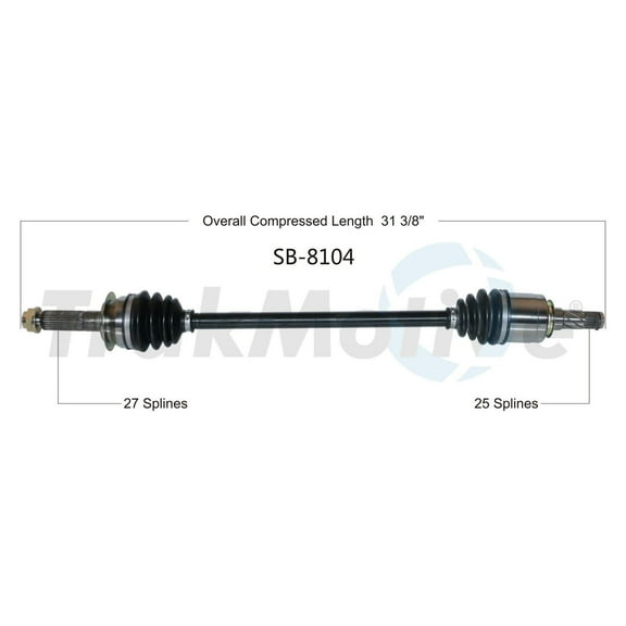 CV Axle Shaft Fits select: 2014-2018 SUBARU FORESTER, 2016-2017 SUBARU CROSSTREK