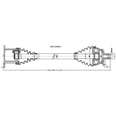 thumbnail image 1 of CV Axle Shaft-High Quality OE Style DSS 2360H Fits select: 2005 AUDI NEW S4, 2004 AUDI S4, 1 of 1