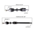 thumbnail image 1 of CV Axle Shafts for Front Wheel Drive Automatic Transmission 2.4L 93-97 Volvo 850, 1 of 6