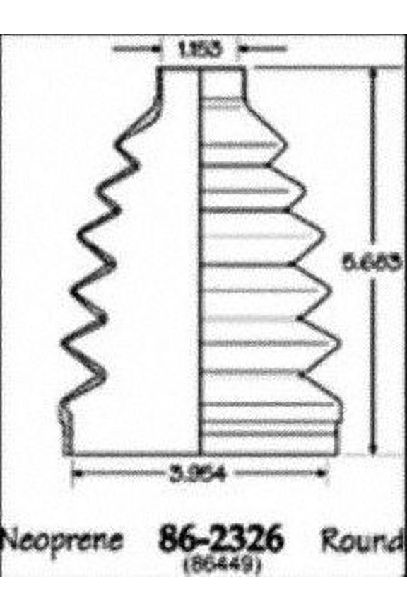 86-2326D CV Boot Kit