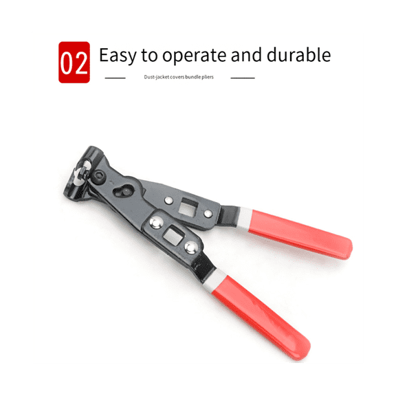 CV Boot Clamp Pliers, Universal CV Boot Clamp Tool Heavy Duty Ear Clamp Pliers, In-Line CV Axle Removal Tool