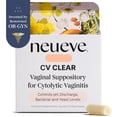 thumbnail image 1 of NeuEve Vaginal Suppositories for Cytolytic Vaginosis Relief in Premenopausal Women, 3 Count, 1 of 5