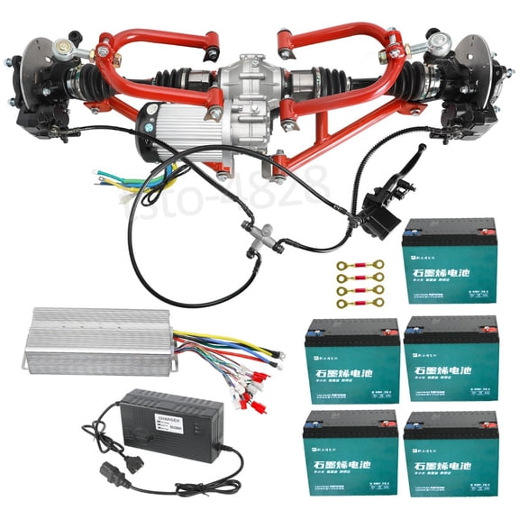 CV Drive Axle Shaft 2500W Differential Motor Battery kit For Go Kart Buggy Quad