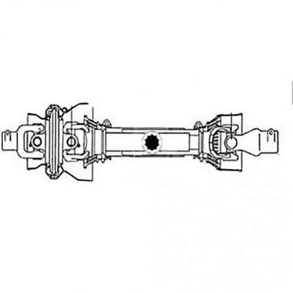 CV PTO Driveline 1-3/8" 540 RPM fits Bush Hog 87751