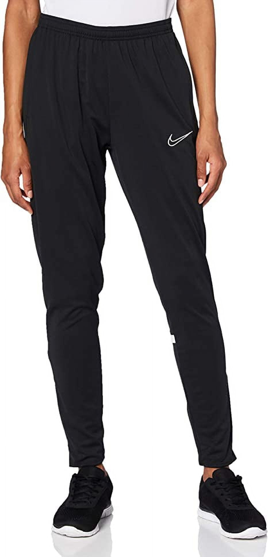 Nike Women's Academy 21 Dri-Fit Knit Pant, CV2665-010 Black/White, SM 