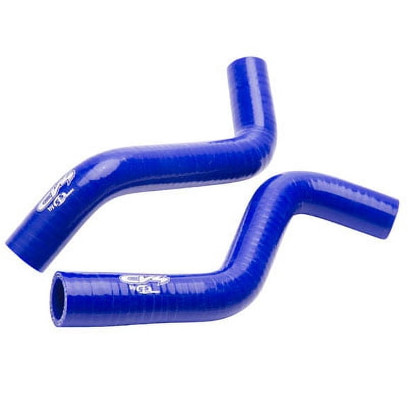 CV4 Radiator Hose Kit Blue For Yamaha