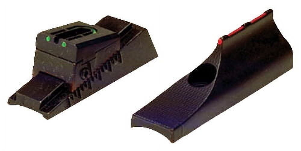 CVA DuraBight Williams Fiber Optic Sight Set for Optima, Accura & Wolf Series Rifles, Red/Green Aluminum Sights - AC1622