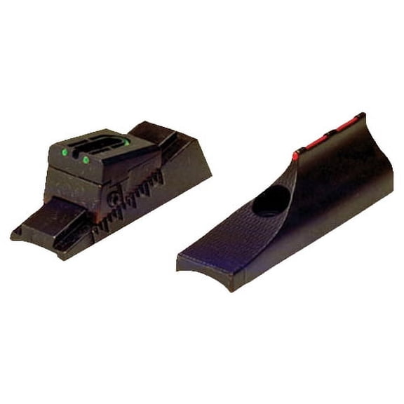 CVA DuraBight Williams Fiber Optic Sight Set for Optima, Accura & Wolf Series Rifles, Red/Green Aluminum Sights - AC1622
