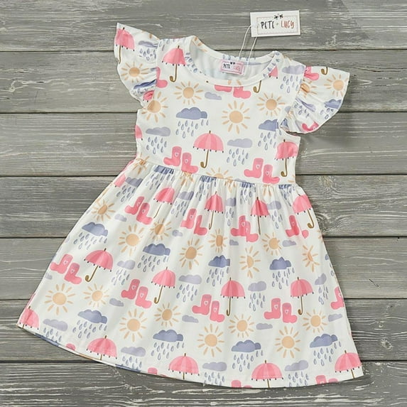 CVA Products Girl Summer Dress Rain Rain Go Away