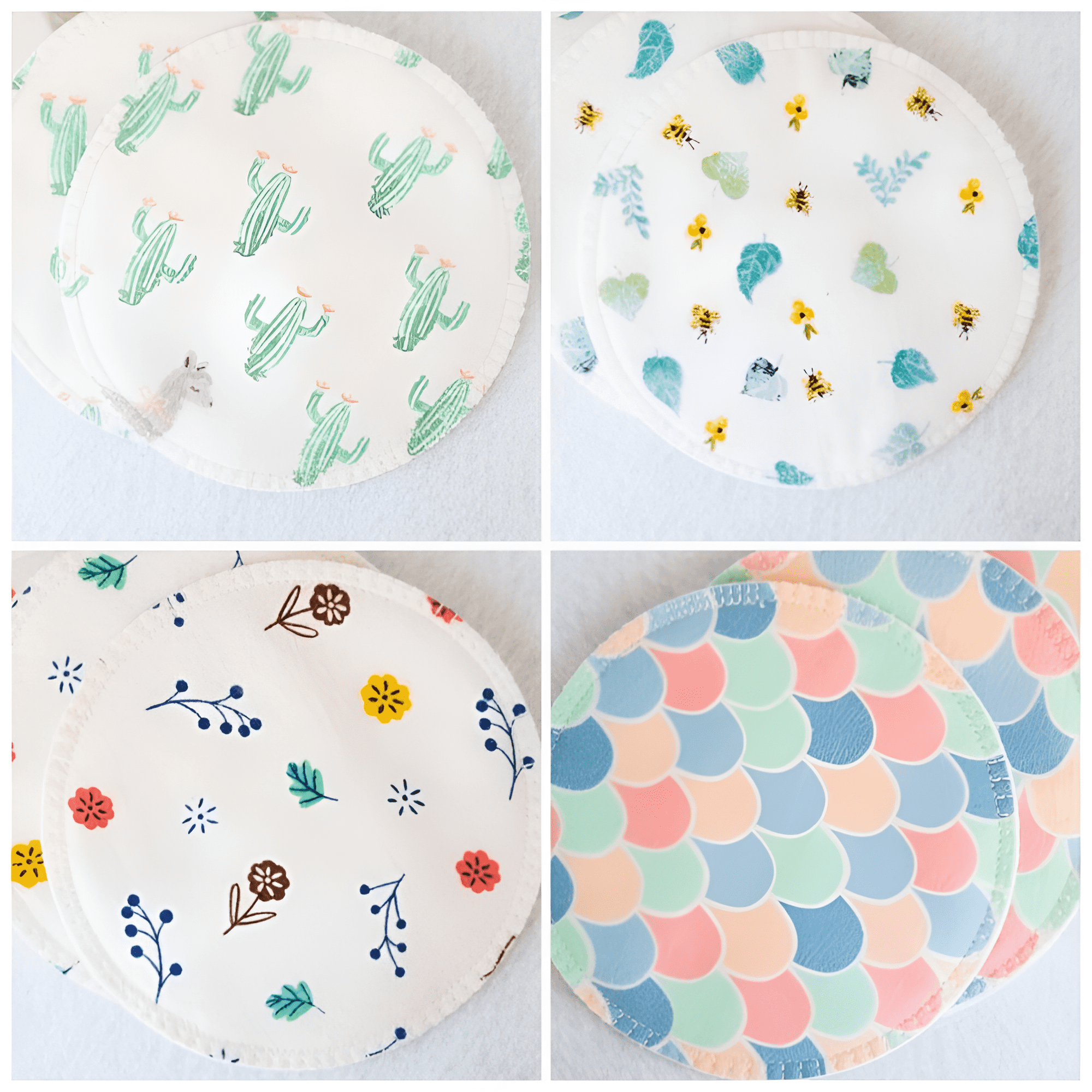 CVA Products Reusable Nursing Pads Ecofriendly Baby Care