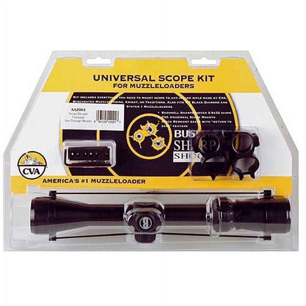 CVA Scope Kit w/Medium Mounts/Rings, 39x32mm Scope