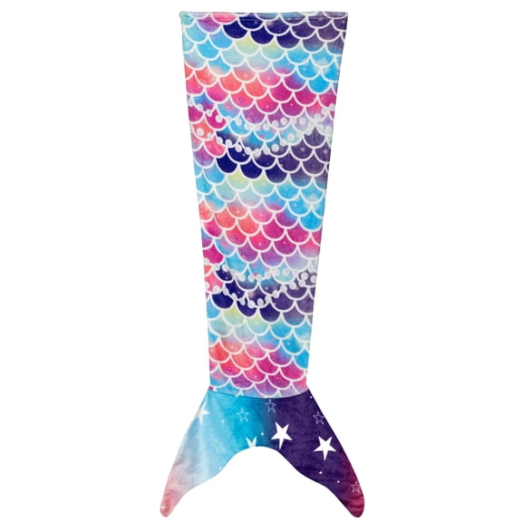 CVBCOS Kids Mermaid Tail Wearable Blanket, All Season Soft Flannel Fleece Snuggle Blanket for Girls ,Gift for Holidays Christmas 4-12Years