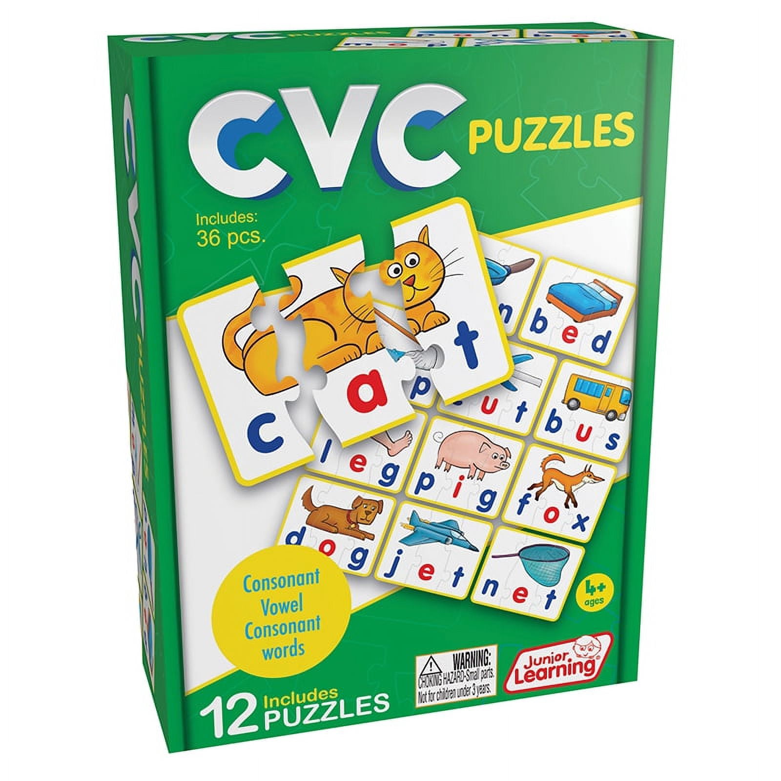 CVC Puzzles | Bundle of 2 Each - Walmart.com