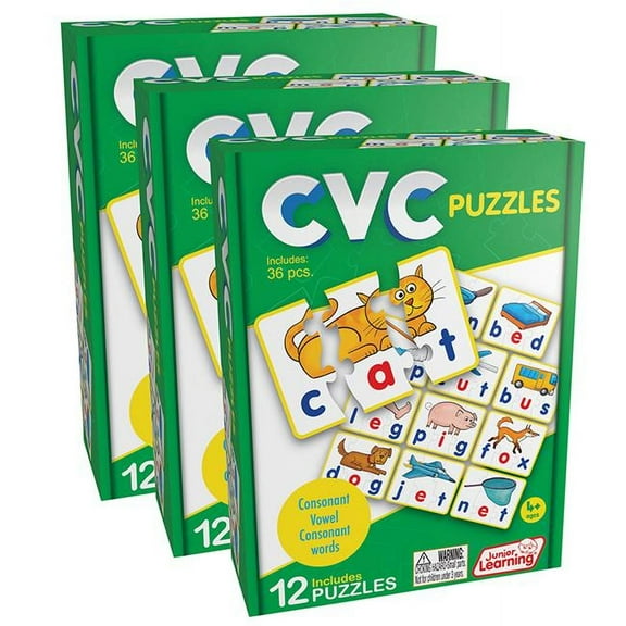 CVC Puzzles, Pack of 3