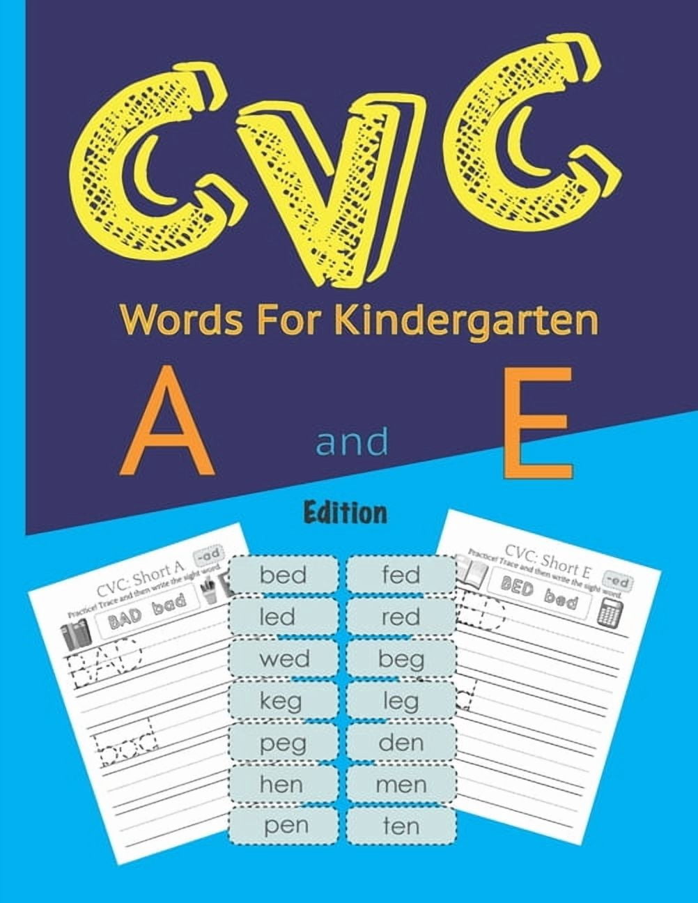Cvc Words Rwi Book CVC Words CVC Words For Kindergarten: A CVC Words Book, Book 1 ...