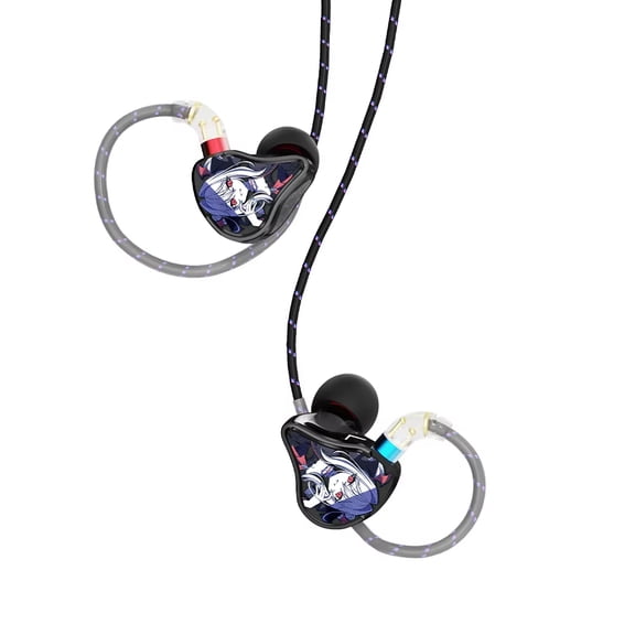 CVJ Vivian HiFi In-Ear Earphones with 10mm Dynamic Driver, Detachable Cable for Music, Gaming, Bass Sound, Noise Isolating, 0.78mm 2-Pin, Smartphone Compatible