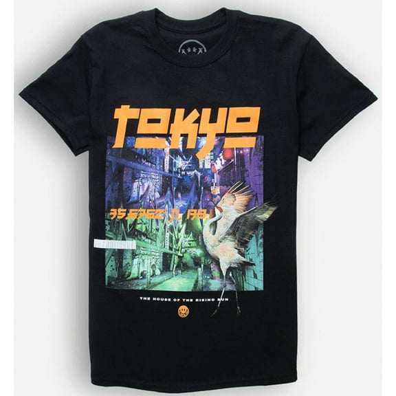 CVLA Rising Sun Men's Black T-Shirt (Medium)