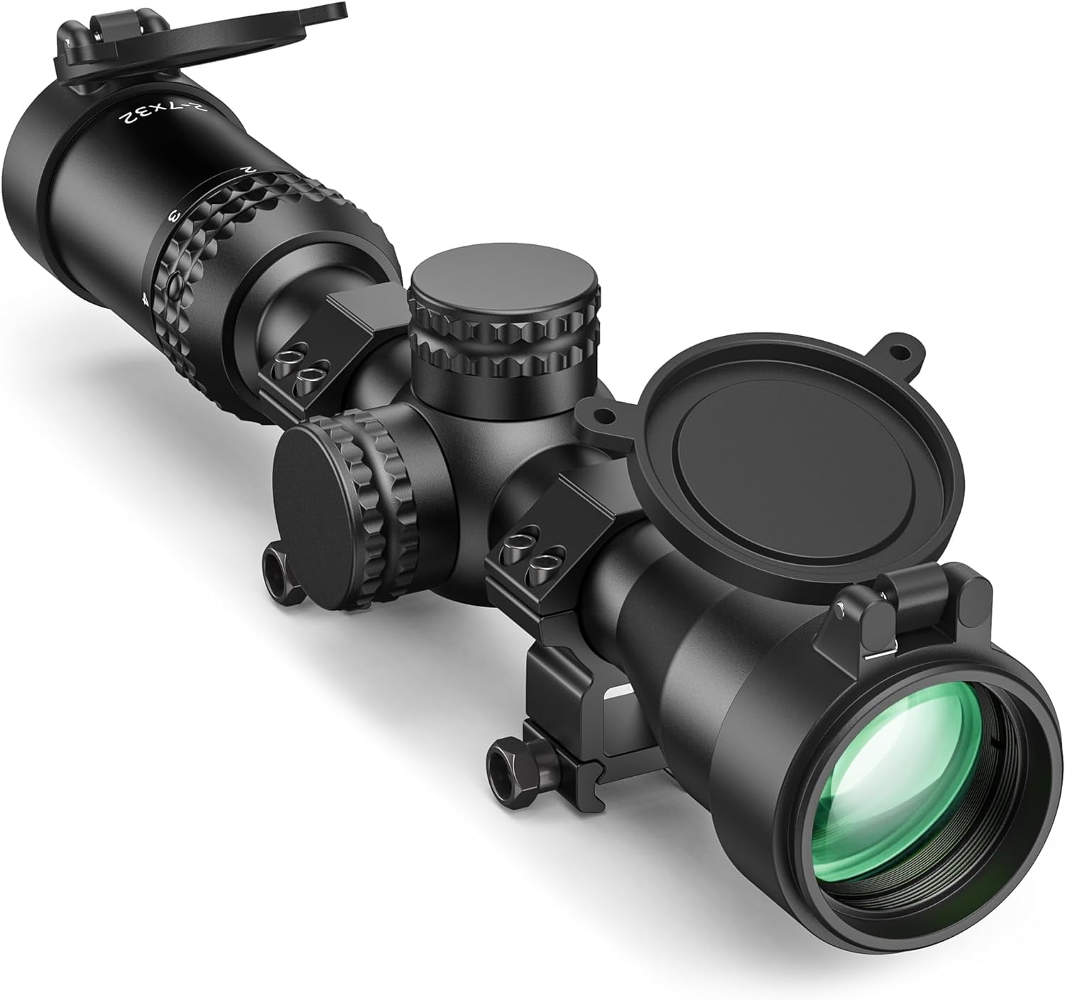 CVLIFE 27X32 Scope ,1 Inch Tube JackalHowl Scope with Free 20mm Scope