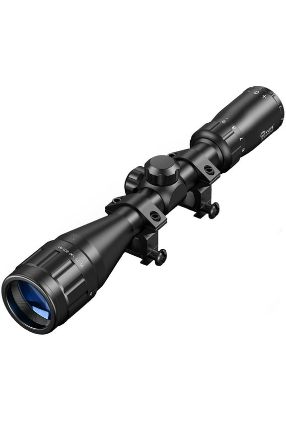 3-9x40AO Scope Optics R4 Scope with 20mm Free Mounts