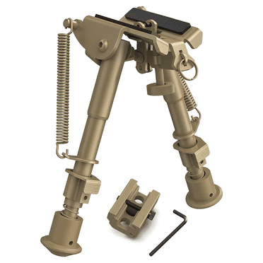 CVLIFE 6-9 Inches Bipod Picatinny Bipod with Adapter